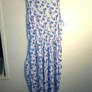White Floral "Inbound" Maxi Dress